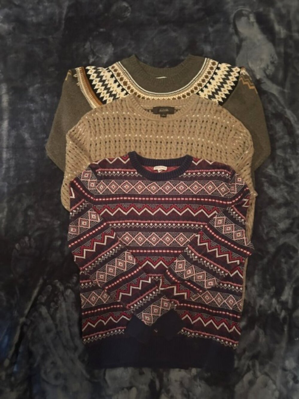 Three Sweaters